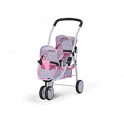 Коляска для кукол — на двух кукол