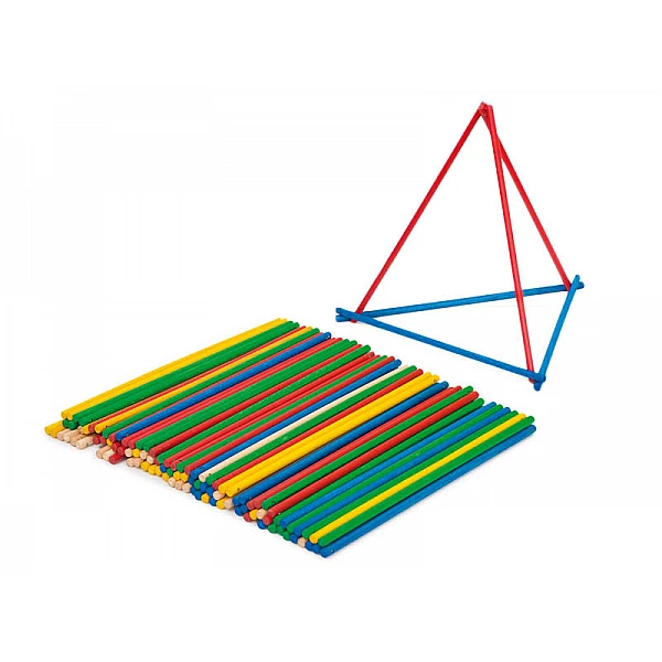 Деревянные палочки — магнитные счётные палочки (100 шт.)