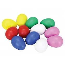 Coloured Maraca Eggs (12 pcs)