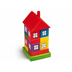 Деревянные кубики «Домик»