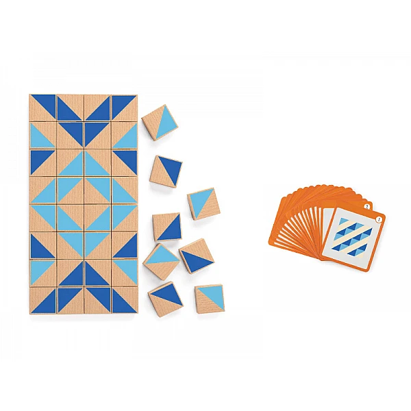 Magnetic Blocks and Cards (52 pcs)