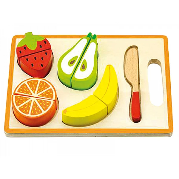 Деревянные фрукты с липучкой (10 шт.)