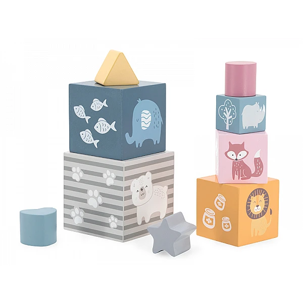 Wooden Stacking Pyramid 