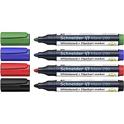 Маркер для доски Schneider 290, 4 шт.