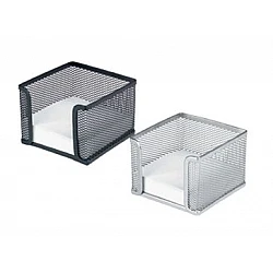 Металлическая коробка для заметок с бумажными стикерами, черная