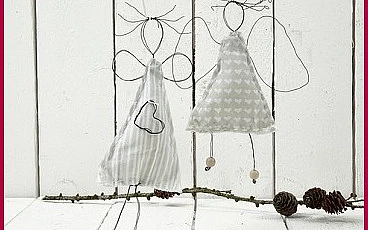 Soli pa solim - gatavojam filca eņģelīšus!