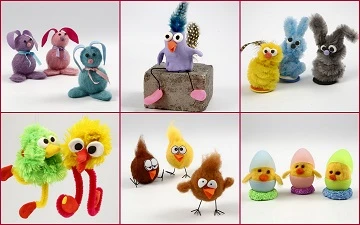 Veido Lieldienu dekorus kopā ar bērniem!