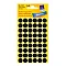 Round Black Stickers (Ø 12 mm)