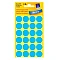 Round stickers, blue (Ø 18 mm)