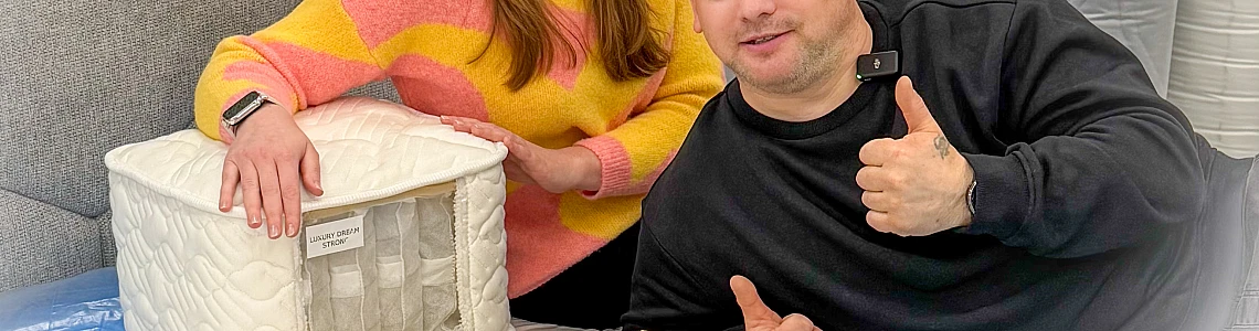 Buy a mattress, get a 15-year warranty and… a delicious pizza for the whole family!