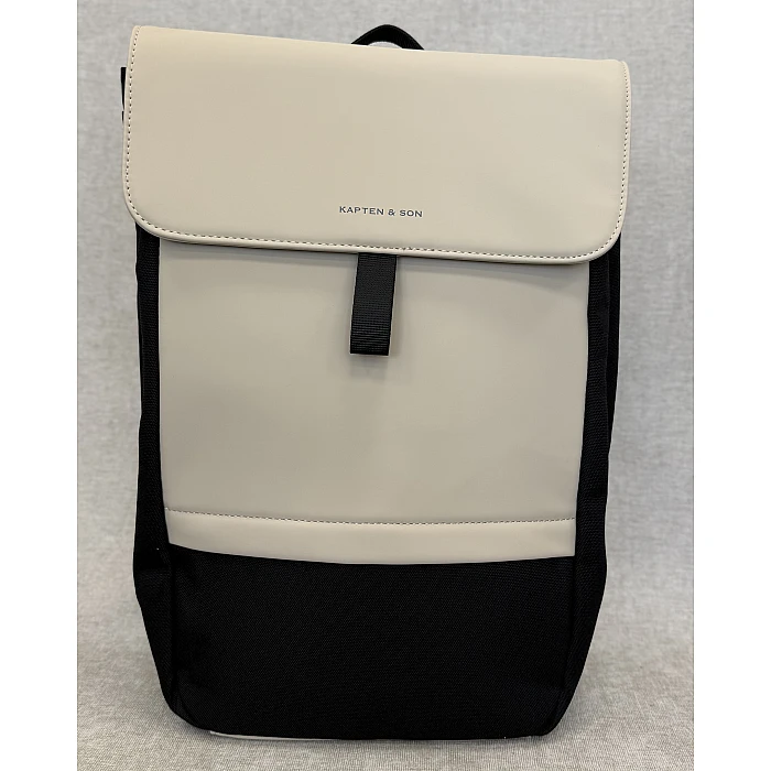 'Fyn' backpack, black/beige