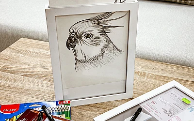 Rāmītis zīmējumu glabāšanai!