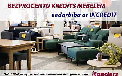 Bezprocentu kredītu mēbelēm!