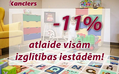 Atlaide izglītības iestādēm!