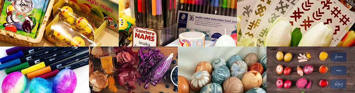 Easter egg coloring ideas!