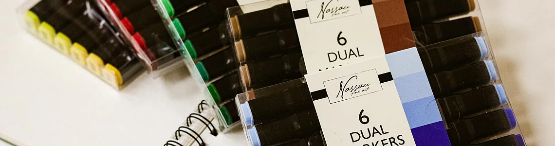New for artists - monochrome dual marker sets!