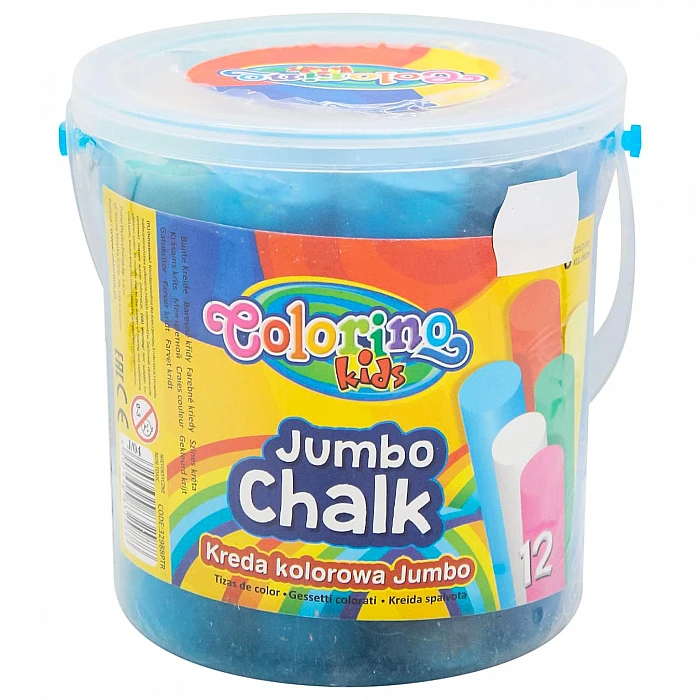 Colorino Jumbo Colored Crayons, 12 pcs