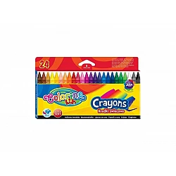 Wax Crayons Crayons, 24 Colours