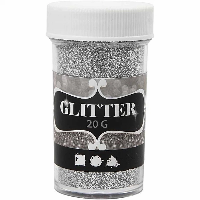 Decorative Glitter - Silver Colour (20 g)