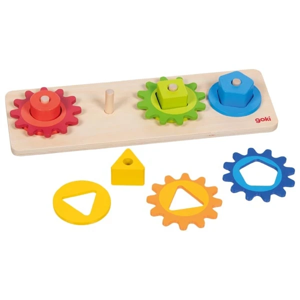 Деревянная игра-сортировщик с формами