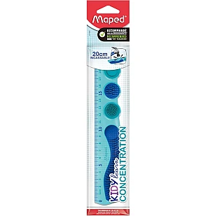 Stresu mazinošs lineāls MAPED Kidy Learn Concentration, 20 cm
