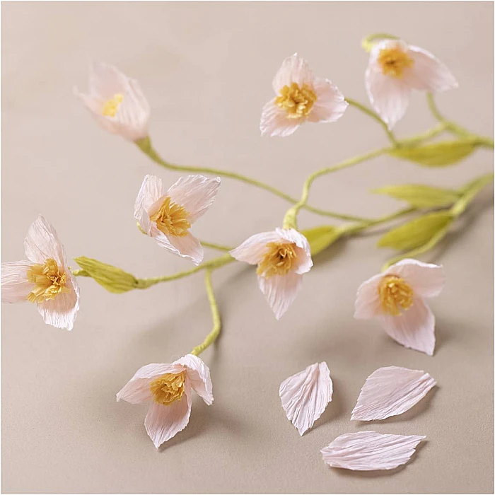 Набор креповой бумаги — ветка вишни (1 шт.)