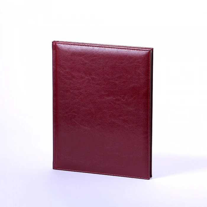 Plānotājs Advocate A4, mākslīgā āda, bordo