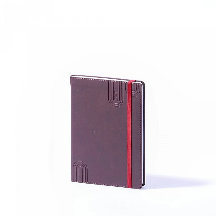 Plānotājs Manager Soft, mākslīgā āda, bordo