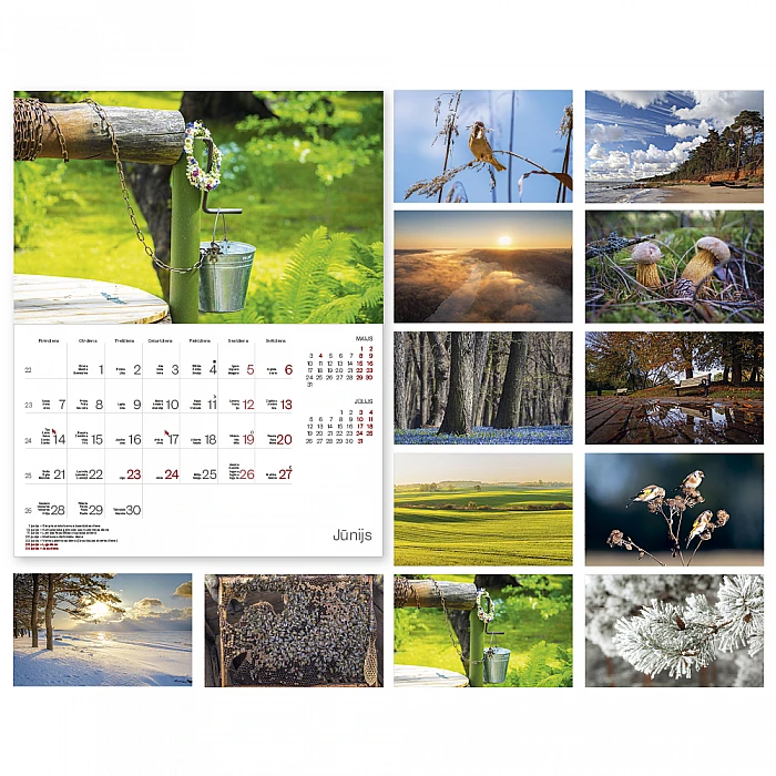 Wall Calendar "My Latvia" 2027