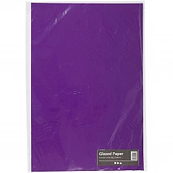 Glossy Paper Pack - Purple (80 g, 25 pcs.)