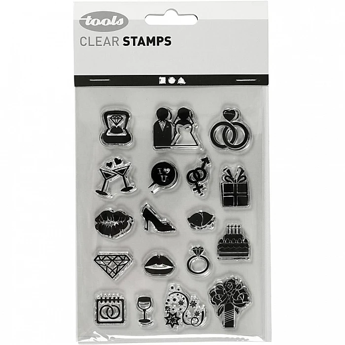 Transparent Stamps - Wedding Theme II (1 Sheet)
