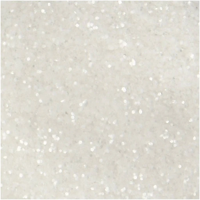 Bio gliteri, balts, 27 ml