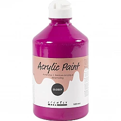 Acrylic Paint (Pink) Glossy 500 ml