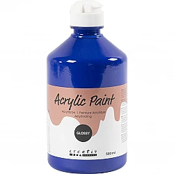 Acrylic Paint (Blue) Glossy 500 ml