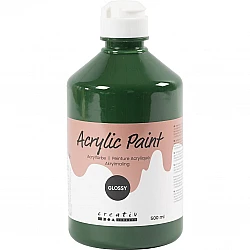 Acrylic Paint (Dark Green) Glossy 500 ml