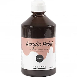 Acrylic Paint (Brown) Glossy 500 ml