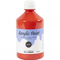 Acrylic Paint (Red) Matte 500 ml