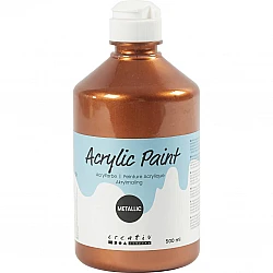 Acrylic Paint - Metallic Copper 500 ml