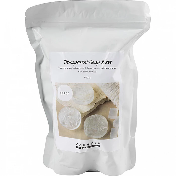 Caurspīdīga ziepju bāze, 500g