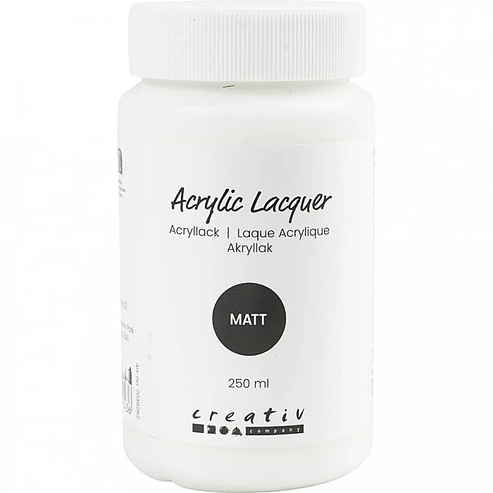Matēta akrila laka (250 ml)