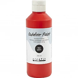 Matte Decorative Paint - Red (250ml)