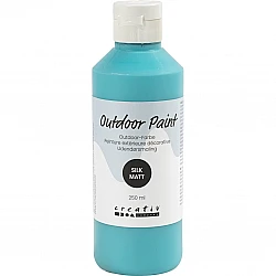 Matēta dekoratīvā krāsa - gaiši zila (250ml)