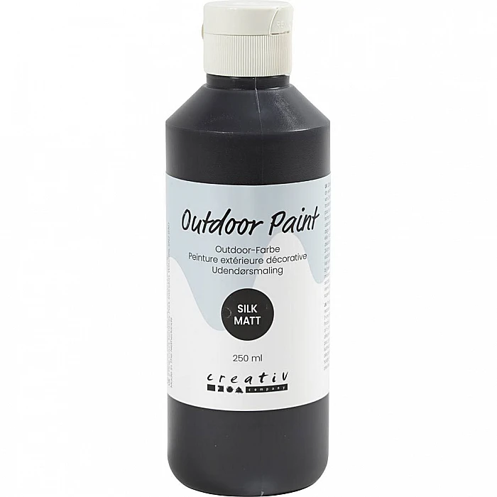 Matte Decorative Paint - Black (250 ml)