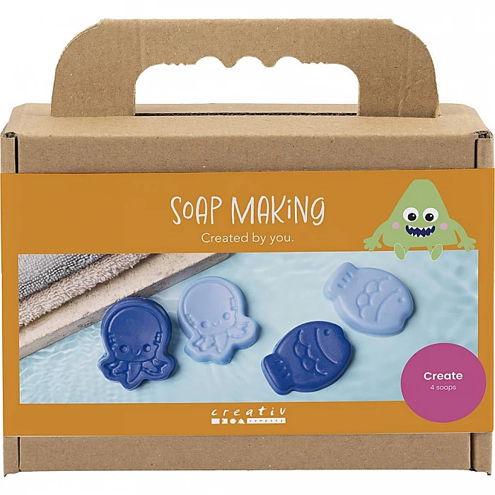Mini radošais komplekts ziepju pagatavošanai "Jūras dzīvnieki"