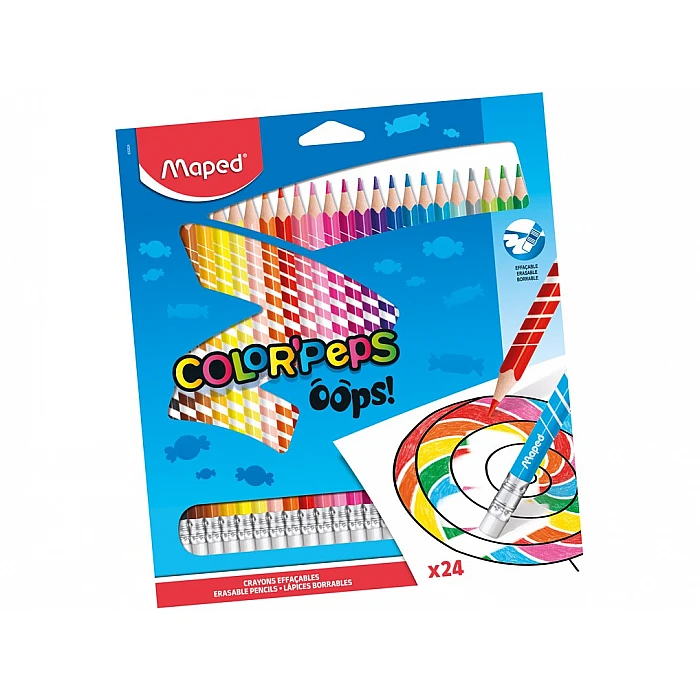 MAPED Color'Peps Oops coloured pencils (24 colours)