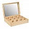 Charging box with mirror and 12 compartments