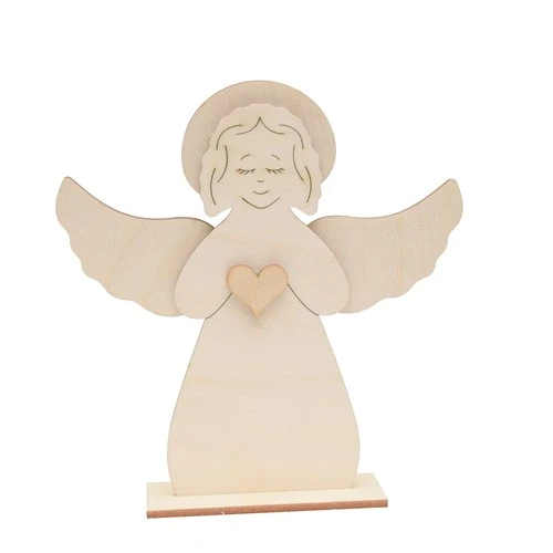Wooden Angel on Base II