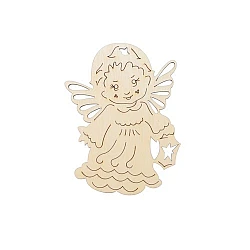 Wooden Angel Ornament with Lantern