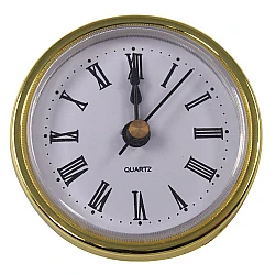 Clock Mechanism with Dial – Silver Color