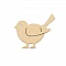 Wooden Decoration - Little Sparrow I